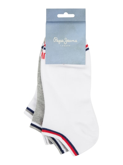 Pepe Jeans Sneakersocken im 3er-Pack Mittelgrau Melange 2