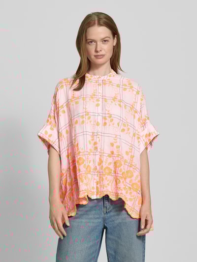 Essentiel Antwerp Oversized Hemdbluse aus Baumwoll-Mix Modell 'HACRAMENTO' Rosa 4