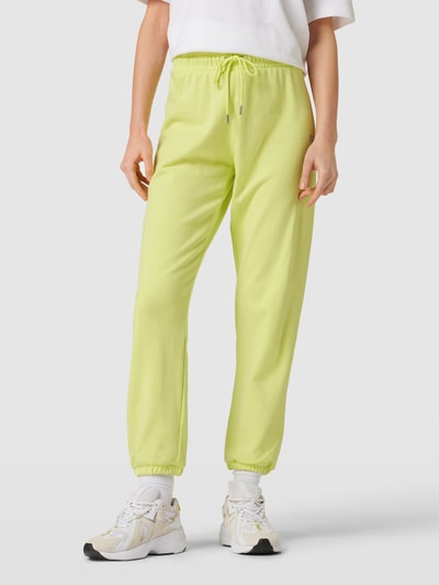 DKNY PERFORMANCE Sweatpants met labelprint, model 'EVERYDAY' Lichtgeel - 4