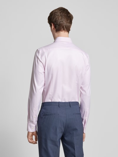 Jake*s Super Slim Fit Business-Hemd mit Knopfleiste Hellrosa 5