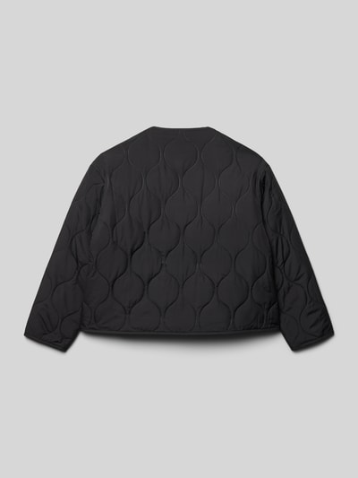 Calvin Klein Jeans Regular fit gewatteerd jack met logopatch, model 'Quilted' Zwart - 3