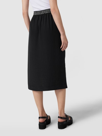 Marc Cain Midirok met logo in band Zwart - 5