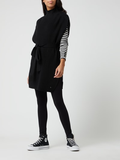 Esprit Poncho met wol  Zwart - 1