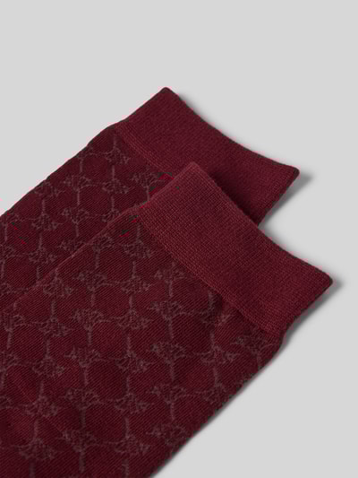 JOOP! Collection Sokken met ribboord in een set van 2 paar Bordeaux - 2