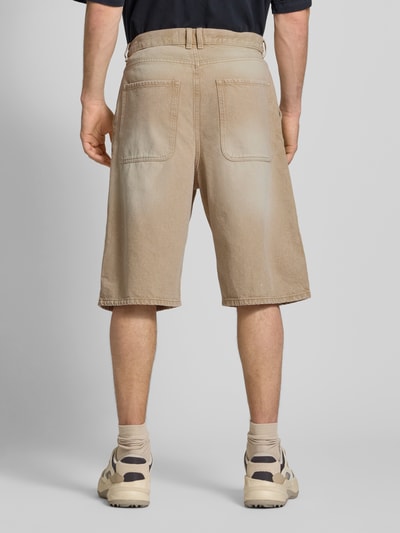 REVIEW Loose Fit Jeans Shorts im Used-Look - Jorts Sand 5