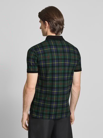 Polo Ralph Lauren Custom Slim Fit Poloshirt mit Label-Stitching Dunkelgruen 5