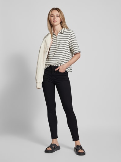 OPUS Skinny fit jeans in 5-pocketmodel, model 'Elma' Zwart - 1