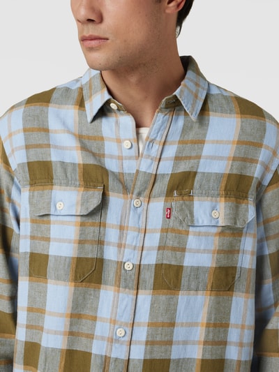 Levi's® Freizeithemd mit Allover-Muster Modell 'Jackson' Flieder 3