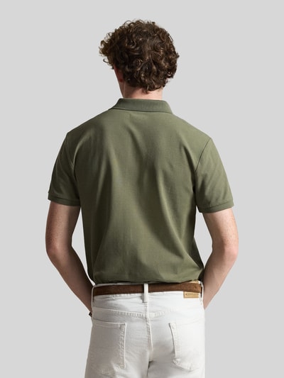 Polo Ralph Lauren Koszulka polo o kroju regular fit z mieszanki bawełny Oliwkowy 5