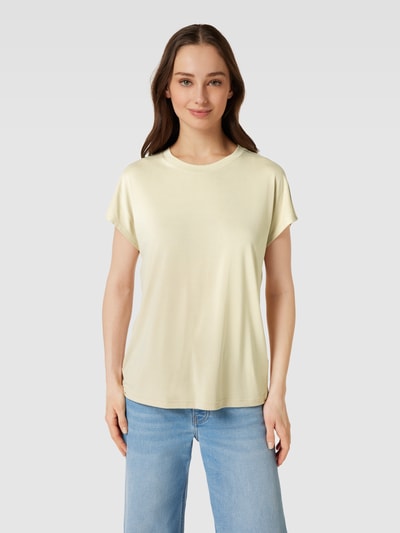 Jake*s Collection T-Shirt mit Kappärmeln Beige 4