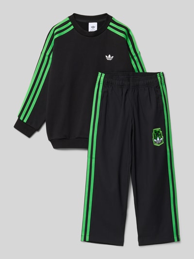 adidas Originals Dres z wyhaftowanym logo Czarny 1