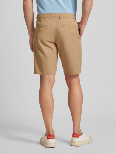 Gant Korte relaxed fit broek met riemlussen Beige - 5