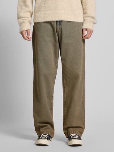 Carhartt Work In Progress Jeansy o luźnym kroju z 5 kieszeniami model ‘Landon’ Jeansowy niebieski 4