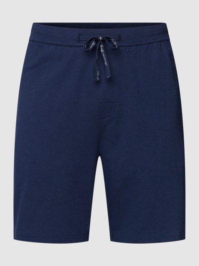 Christian Berg Men Sweatshorts mit Label-Detail Marine 2