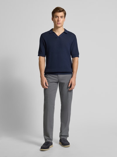 Brax Regular fit chino met achterzakken, model 'Everest' Grafiet - 1