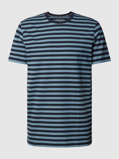 Christian Berg Men T-shirt met streepmotief Marineblauw - 2