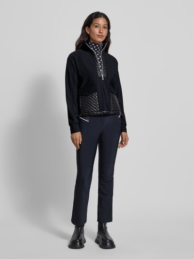 Marc Cain Sweatshirt met opstaande kraag Zwart - 1