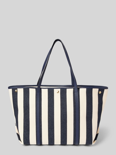 Lauren Ralph Lauren Shopper aus reiner Baumwolle Modell 'EMERIE' Marine 4