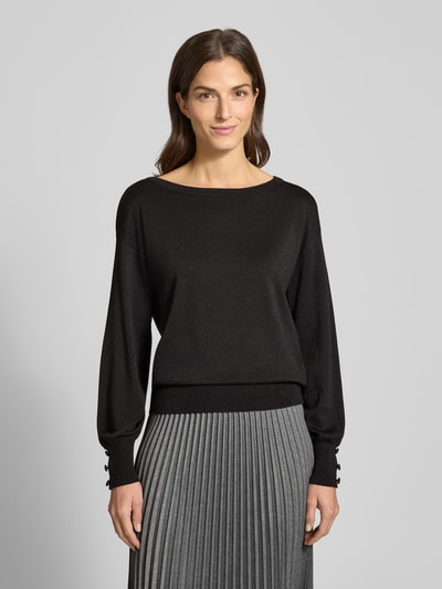 B.Young Gebreide pullover met sierknopen, model 'MOBBE'  - 4