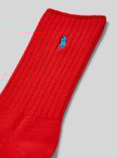 Polo Ralph Lauren Socken mit Logo-Stitching Rot 2