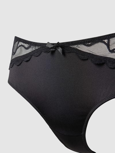 LASCANA Slip met sierstrik, model 'VITTORIA' Zwart - 2