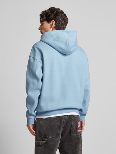 REVIEW Hoodie met capuchon Rookblauw - 5