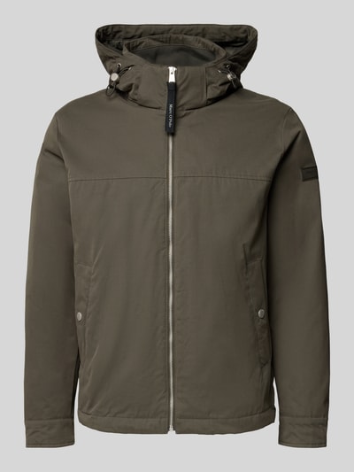 Marc O'Polo Regular Fit Funktionsjacke mit Baumwoll-Anteil Khaki 2