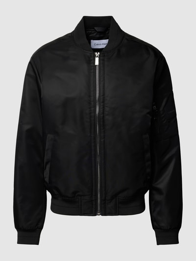 CK Calvin Klein Bomberjack met labelpatch, model 'LIGHTWEIGHT HERO' Zwart - 2