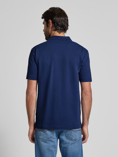 Marc O'Polo Koszulka polo o kroju regular fit z mieszanki bawełny Królewski niebieski 5