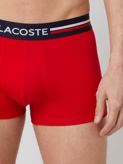 Lacoste Trunks mit Stretch-Anteil im 3er-Pack Rot 5