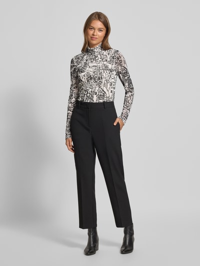 Marc Cain Longsleeve mit Stehkragen Sand 1