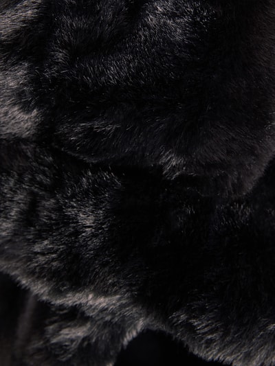 Kurt Beines Etola z imitacji futra z pętelką Czarny 2