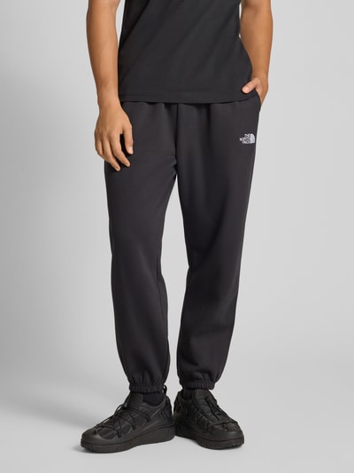 The North Face Regular fit sweatpants met labelstitching Zwart - 4