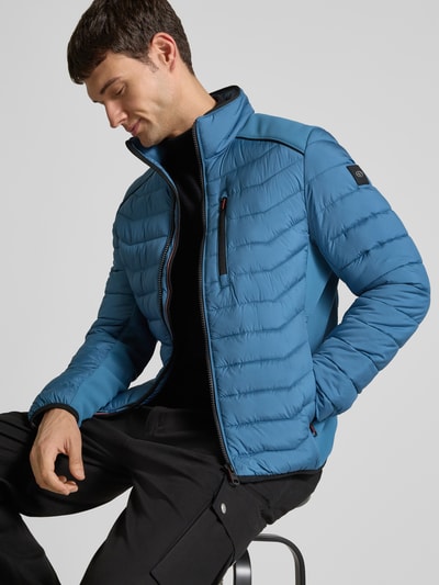 Tom Tailor Regular Fit Steppjacke mit Reißverschluss Blau 3
