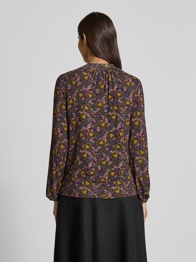 Christian Berg Woman Bluse aus Viskose-Mix mit Stehkragen Kirsche 5