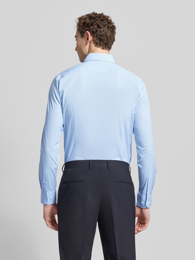 BOSS Koszula biznesowa o kroju slim fit z bardzo długim rękawem Jasnoniebieski 5