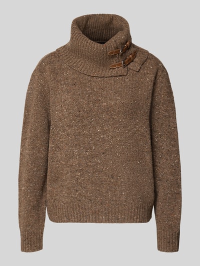 Lauren Ralph Lauren Gebreide coltrui Taupe - 2