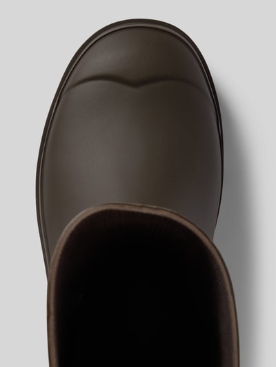 Hunter Rubberen laarzen met logo Chocoladebruin - 3