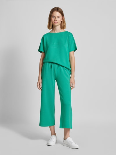 Christian Berg Woman Wide Leg Sweatpants mit elastischem Bund Smaragd 1