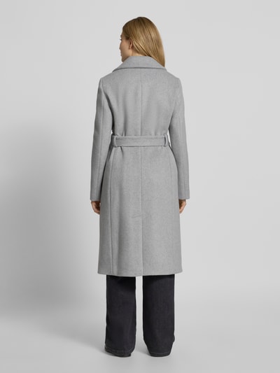 Christian Berg Woman Selection Mantel mit Reverskragen Mittelgrau 5