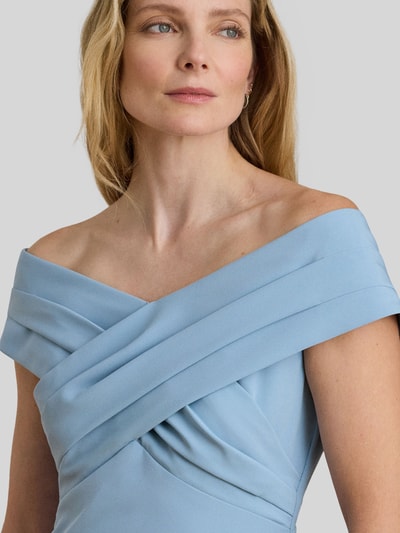Lauren Ralph Lauren Abendkleid aus Crêpe Hellblau 3
