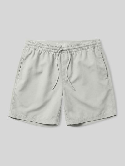 Calvin Klein Underwear spodenki kąpielowe z pasek z logo Srebrny 2