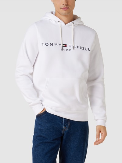 Tommy Hilfiger Bluza z kapturem i wyhaftowanym logo model ‘PRIMARY’ Biały 4