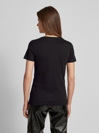 s.Oliver RED LABEL T-shirt met statementprint Zwart - 5