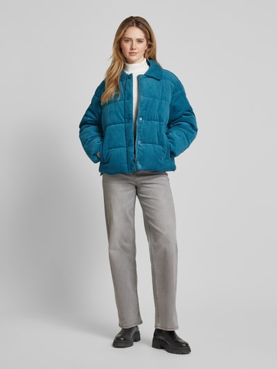 Christian Berg Woman Selection Cordjacke mit Steppnähten Ocean 1