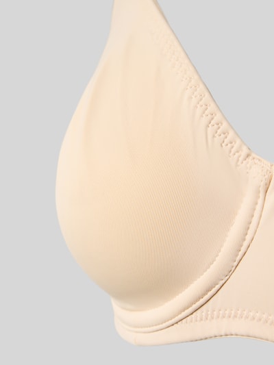 DORINA Biustonosz z zapięciem na haftkę Beżowy 2