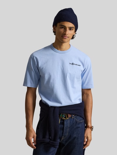 Polo Ralph Lauren Relaxed Fit T-Shirt aus reiner Baumwolle Bleu 4