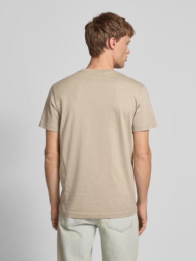 Calvin Klein Jeans T-Shirt mit Label-Print Beige 5