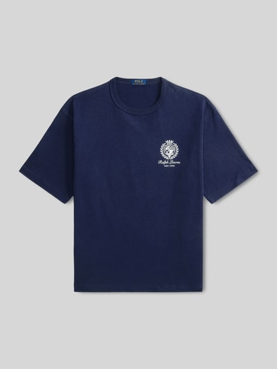 Polo Ralph Lauren T-shirt o kroju regular fit z czystej bawełny Granatowy 2