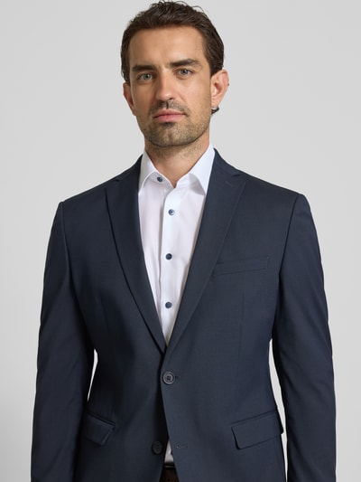 s.Oliver BLACK LABEL Marynarka garniturowa o kroju slim fit z dodatkiem wiskozy Ciemnoniebieski 3